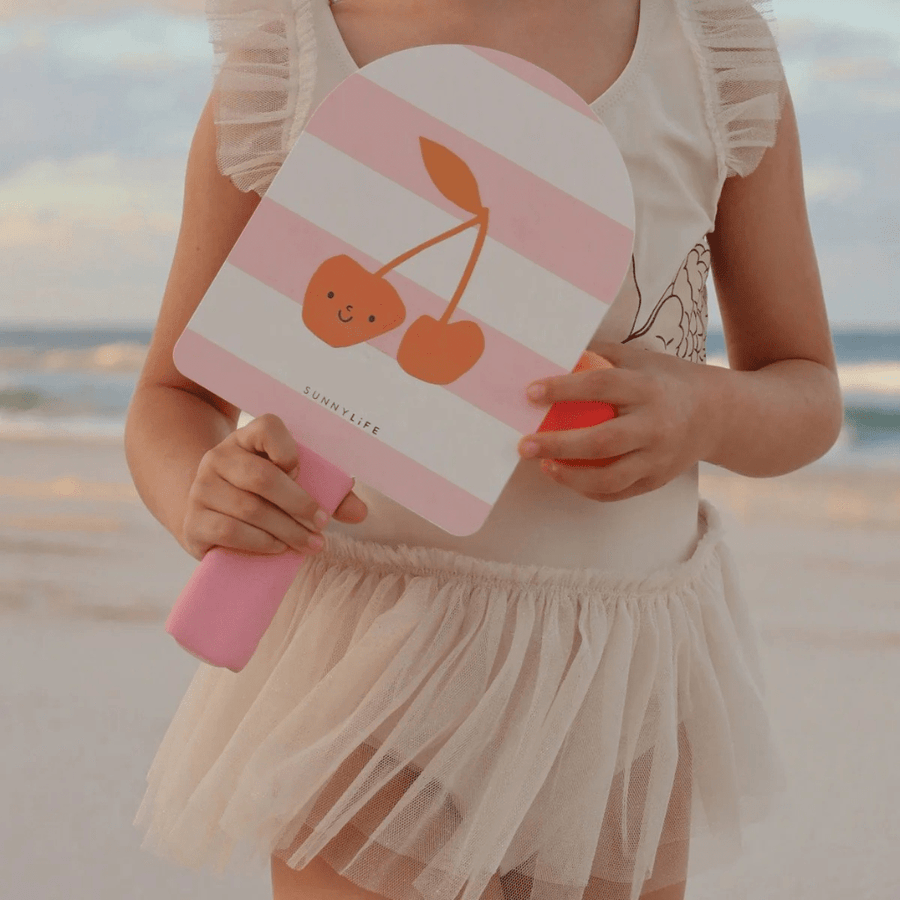 Kids Velcro Beach Bats | Cotton Candy | Sunnylife