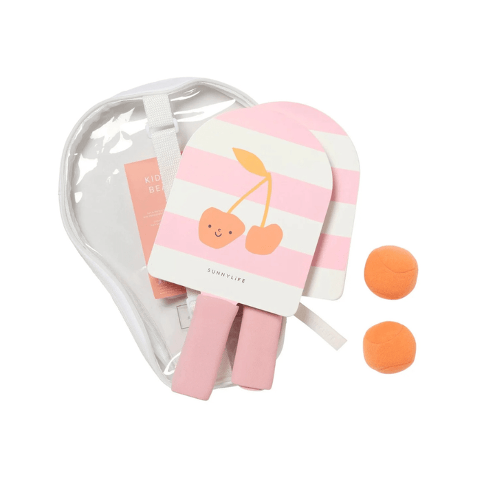 Kids Velcro Beach Bats | Cotton Candy | Sunnylife