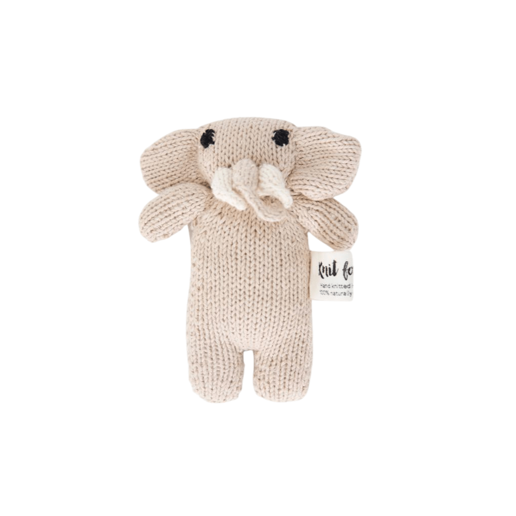 Elephant knitted toy - [product_vendor}