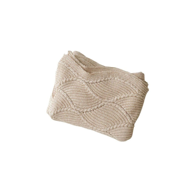 Knitted blanket | Biscotti fleck | Ziggy lou