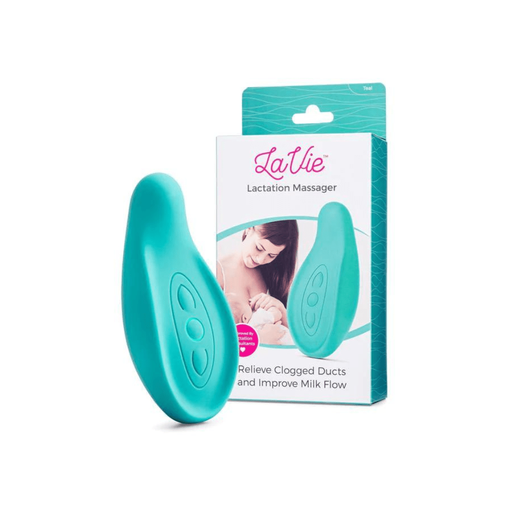 LaVie Lactation Massager, Rose, Breastfeeding Support for Clogged Ducts,  Mastitis, Improve Milk Flow, Engorgement, Waterproof 