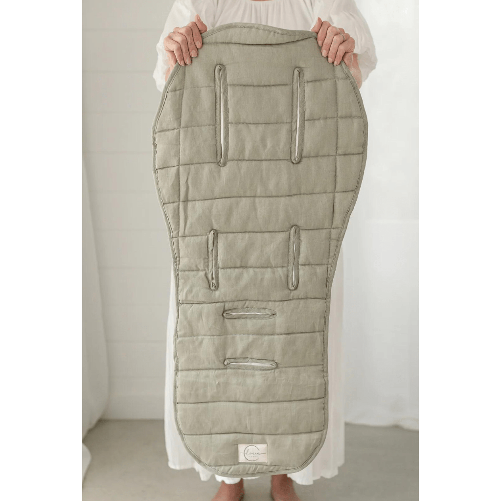 French linen pram liner - [product_vendor}