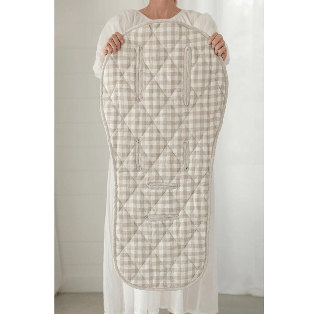 Linen top pram liner