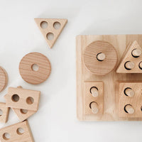 Eco wooden shape sorter - [product_vendor}