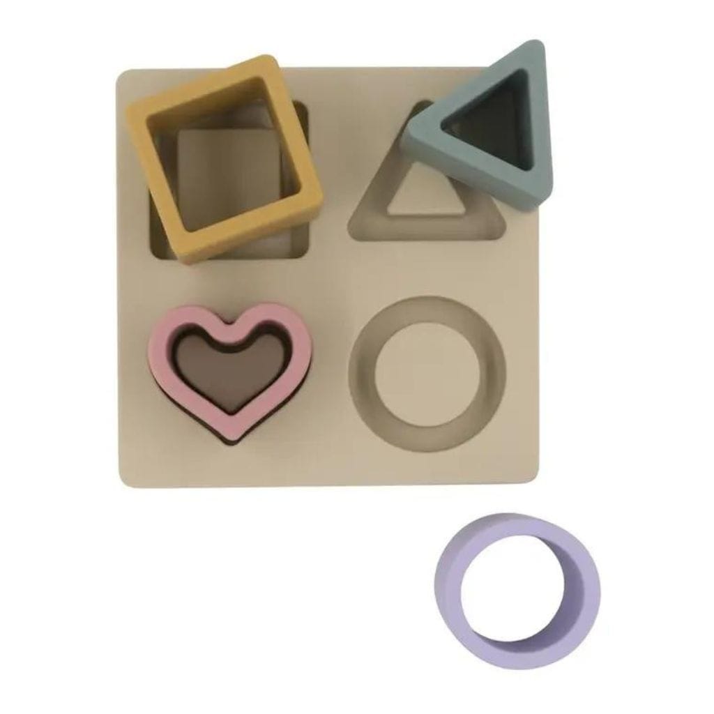 Silicone shape puzzle