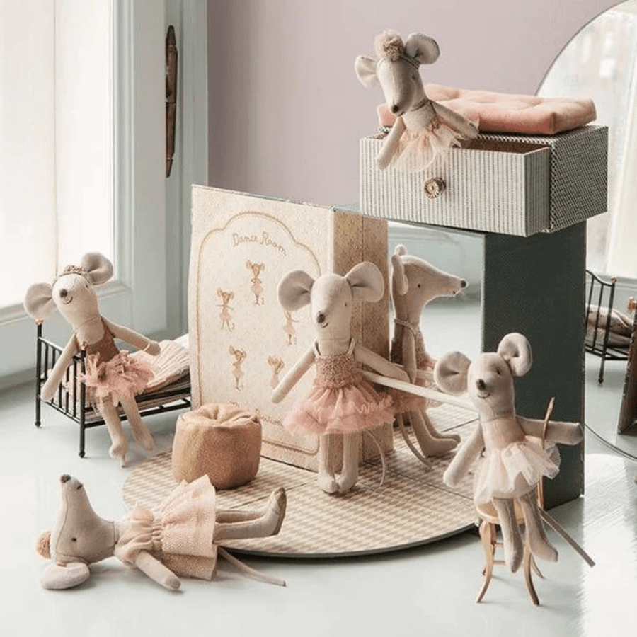 Ballerina mouse little sister rose | Maileg