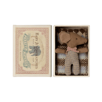 Sleepy wakey baby mouse in box rose | Maileg