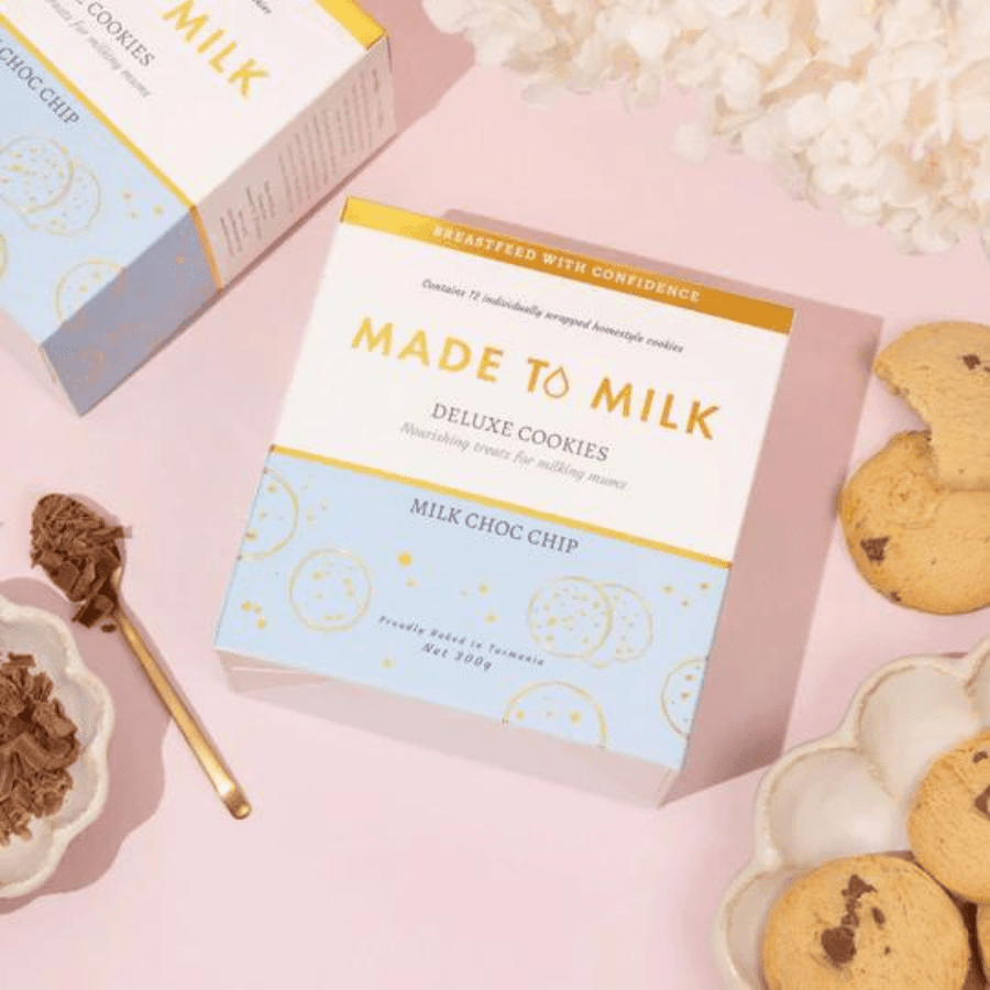 Milk choc chip lactation cookie | Made to milk