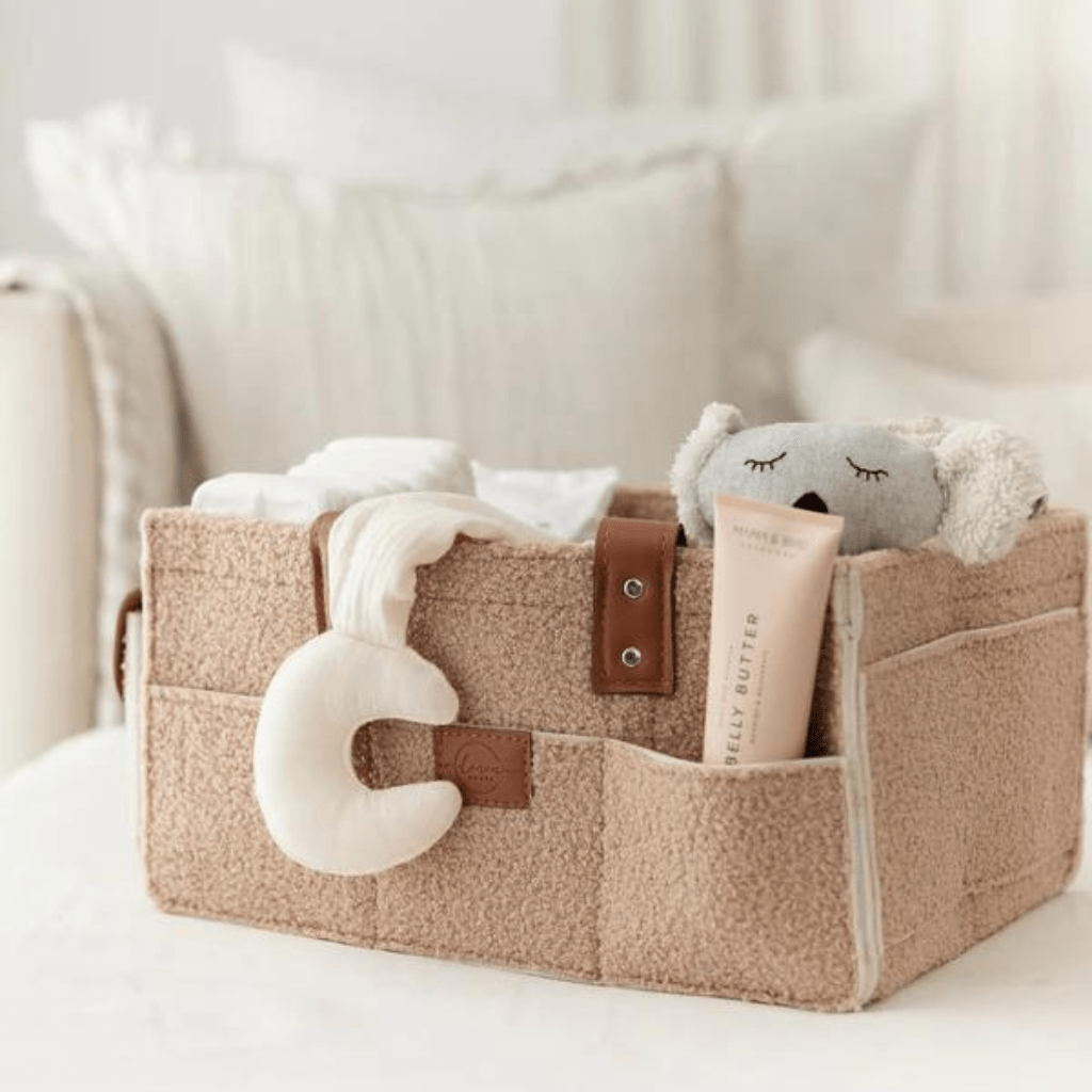 Nappy caddy | Teddy | Linen Label