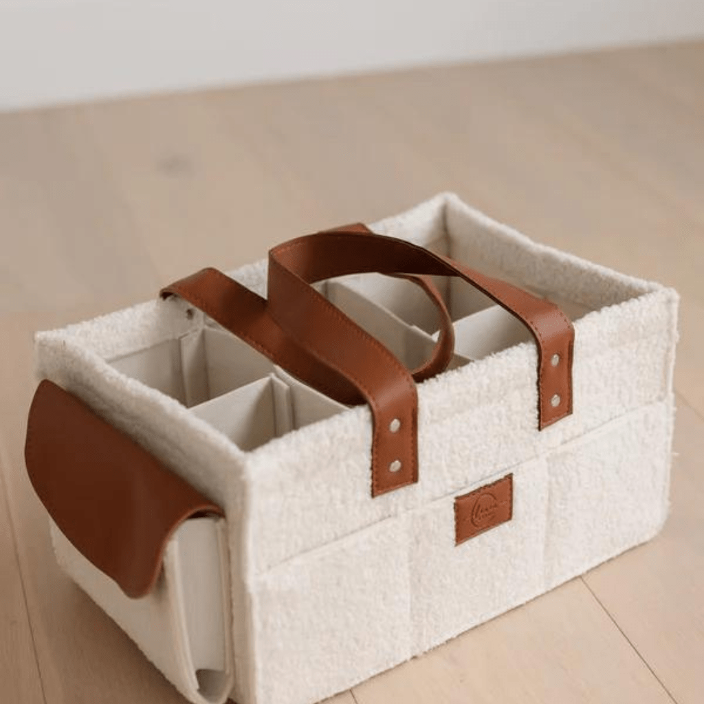 Nappy caddy | Teddy | Linen Label
