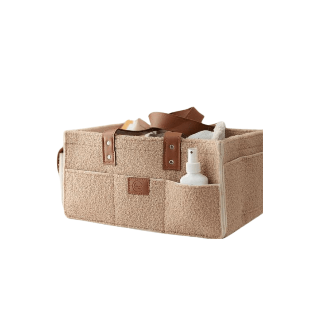 Nappy caddy | Teddy | Linen Label