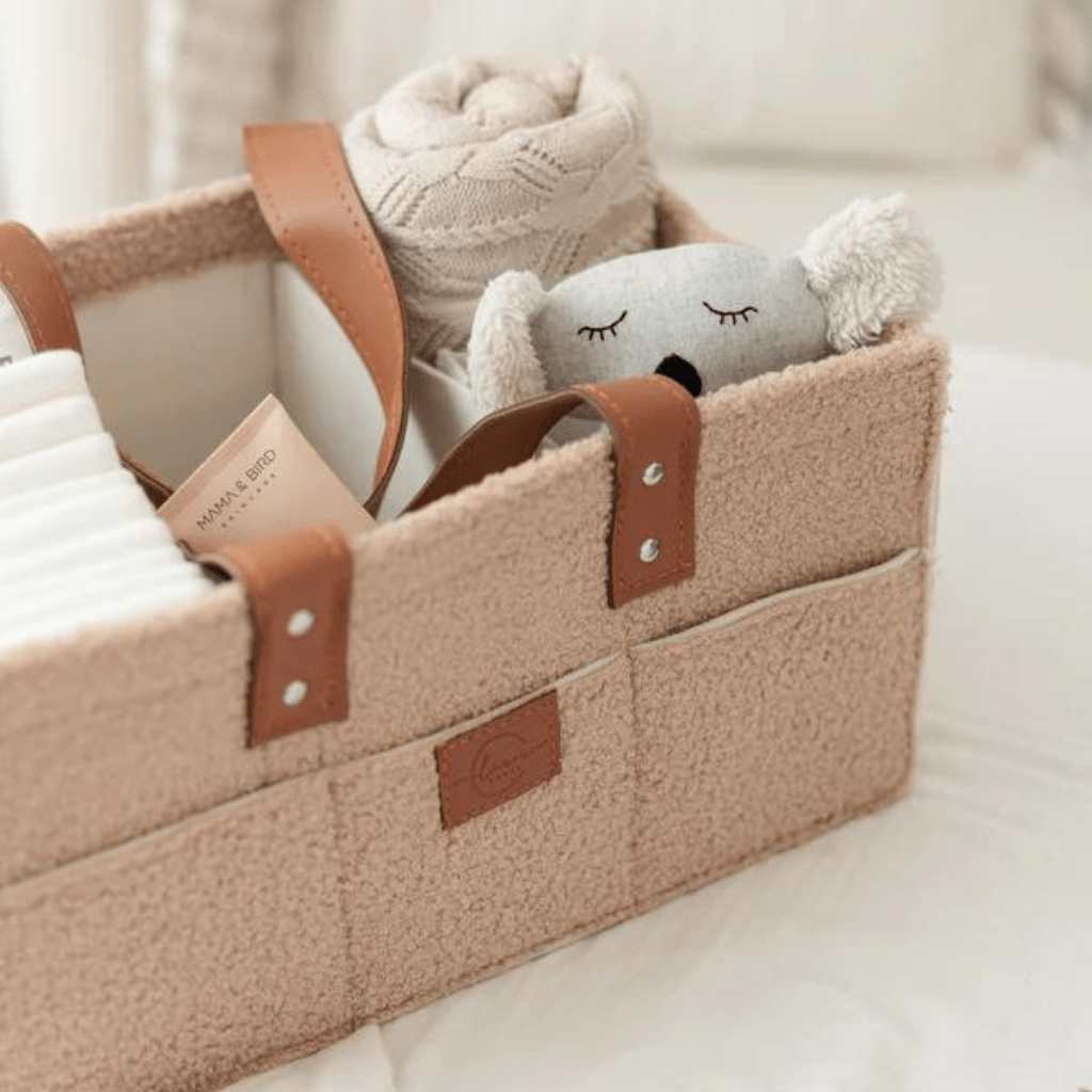 Nappy caddy | Teddy | Linen Label