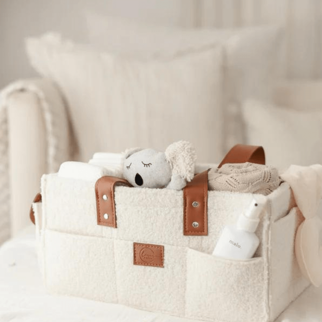 Nappy caddy | Teddy | Linen Label