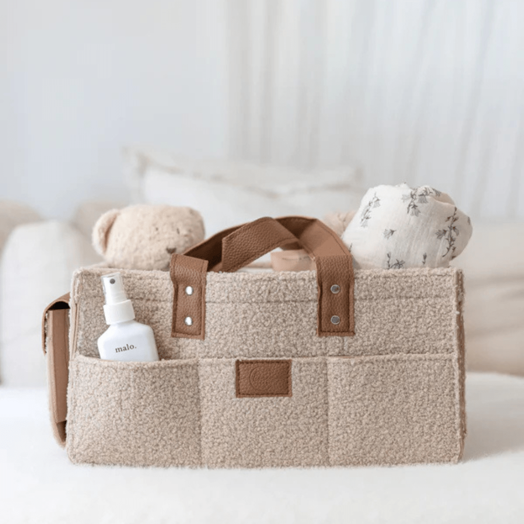 Nappy caddy | Teddy | Linen Label