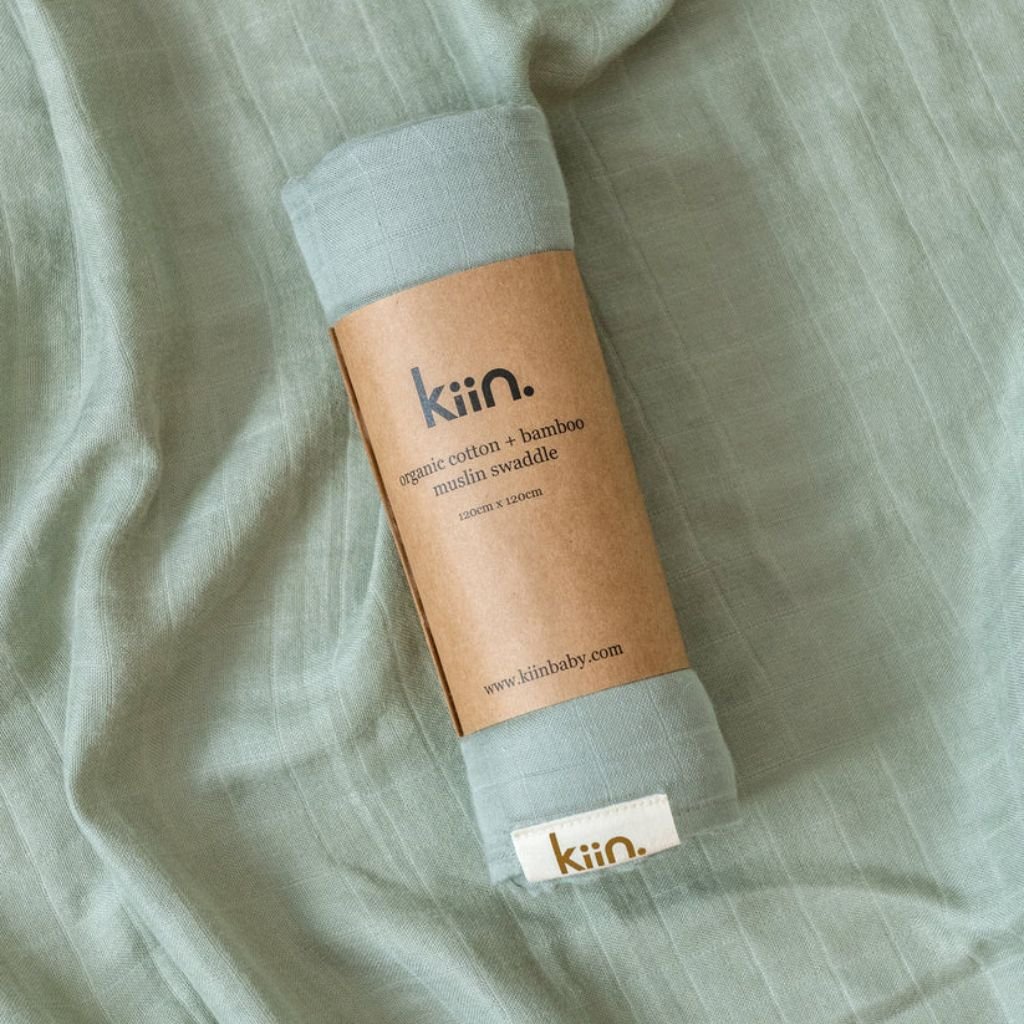 Organic cotton + bamboo swaddle | Kiin
