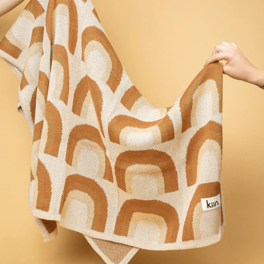 Organic cotton knitted blanket | Kiin