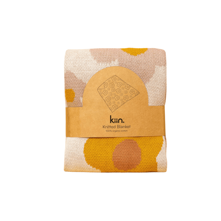 Organic cotton knitted blanket | Kiin