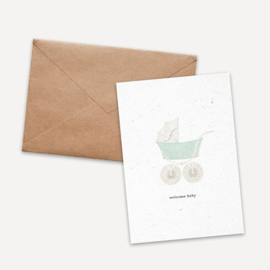 Welcome baby greeting card - [product_vendor}