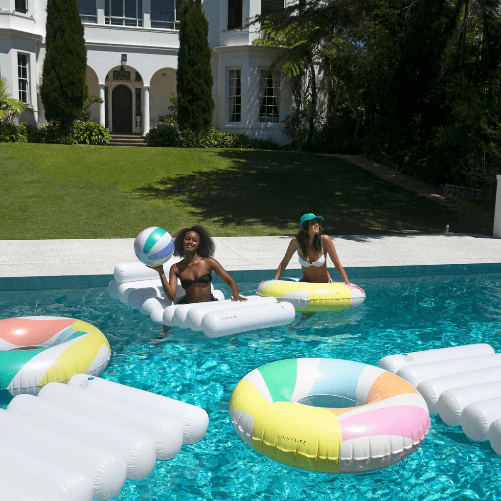 Pool side inflatable ball | Pastel gelato | Sunnylife