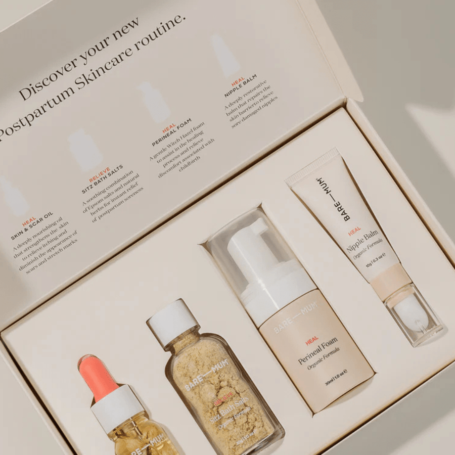 Postpartum skin care discovery set | Bare mum