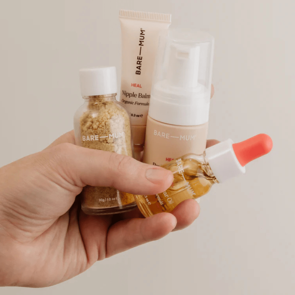 Postpartum skin care discovery set | Bare mum