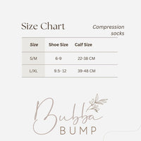 Pregnancy + Postpartum compression socks | Bubba Bump