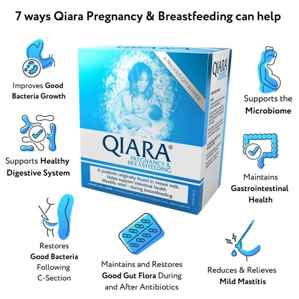 Qiara pregnancy & breastfeeding probiotic | Qiara