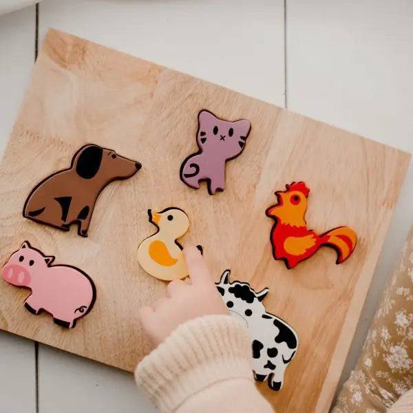 Farm animal play set and puzzle - [product_vendor}