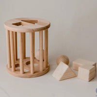 Wooden shape sorter