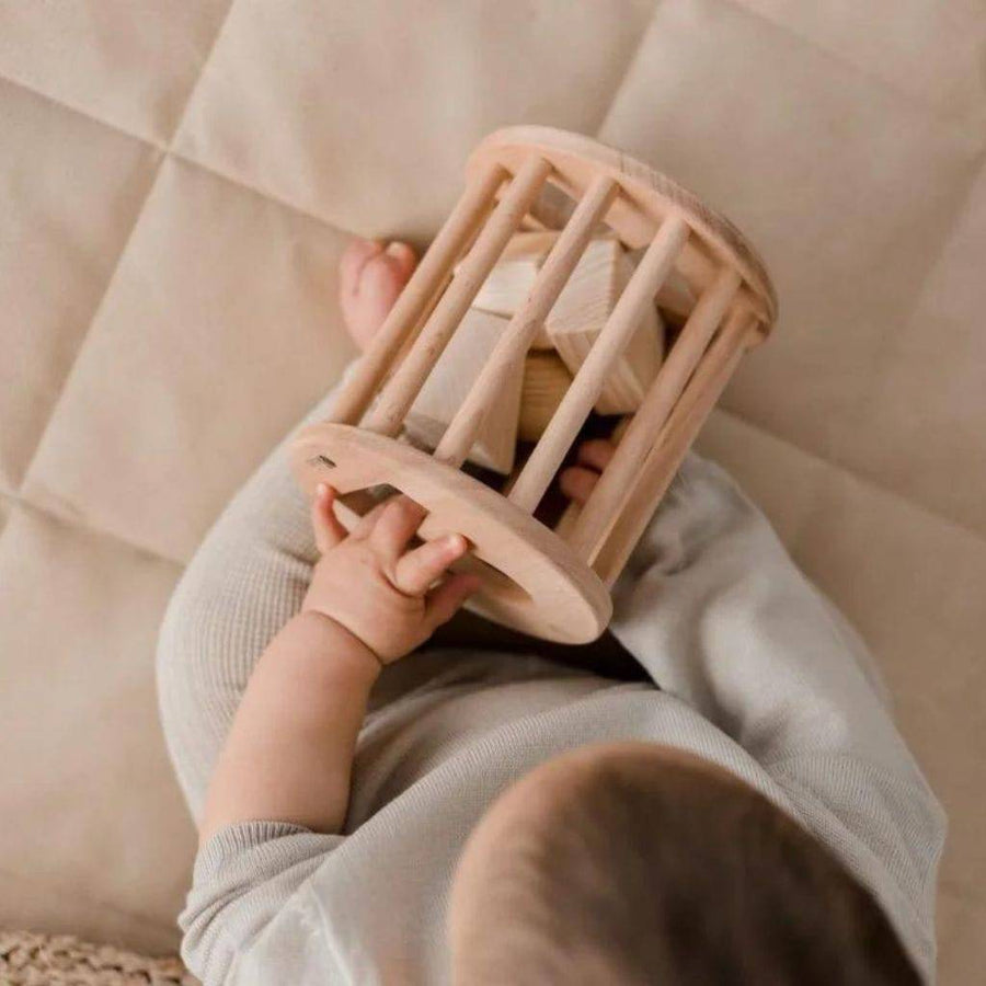 Wooden shape sorter