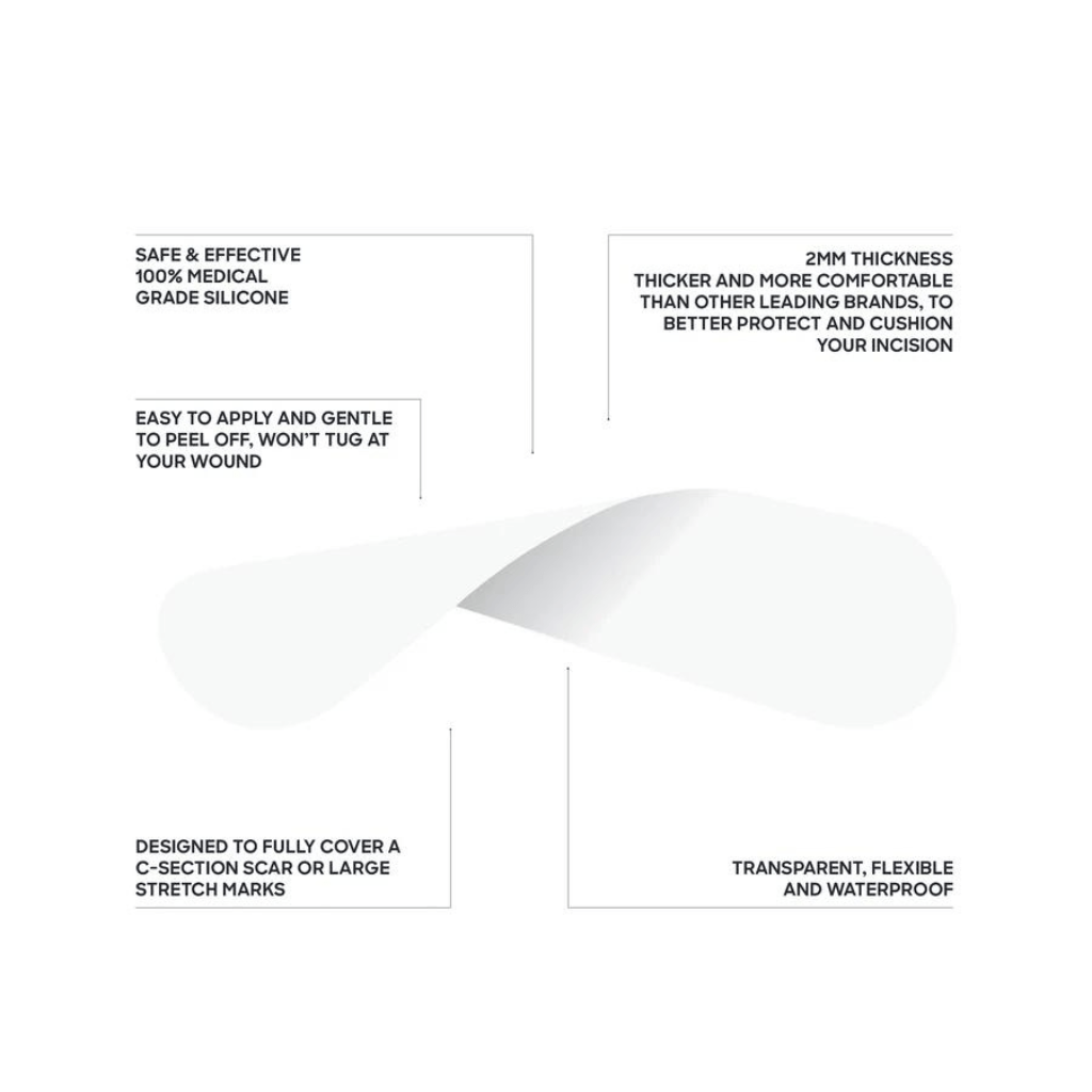 Silicone gel scar strips | Bare mum