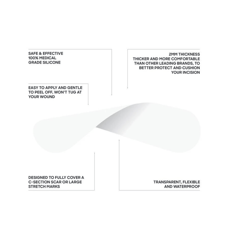 Silicone gel scar strips | Bare mum