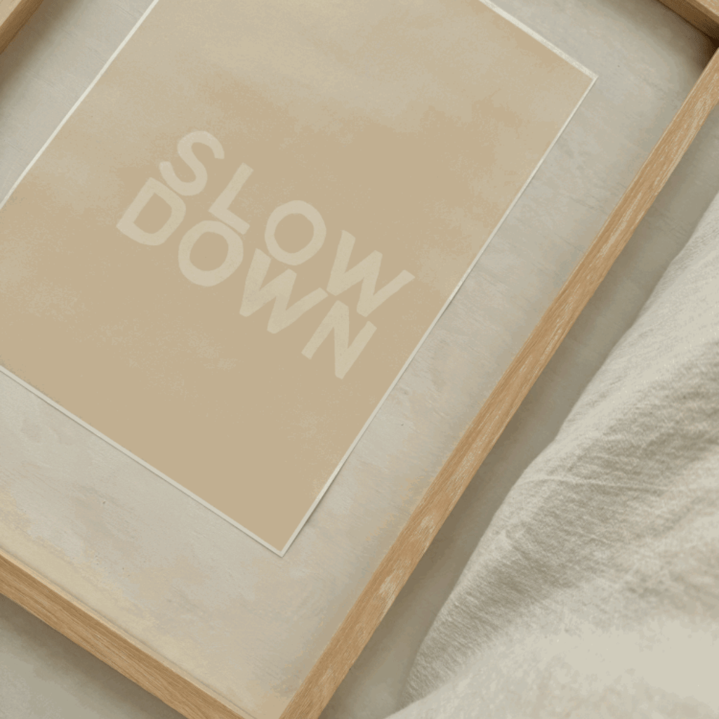 Slow down print by Slo Studios | Slo Studios