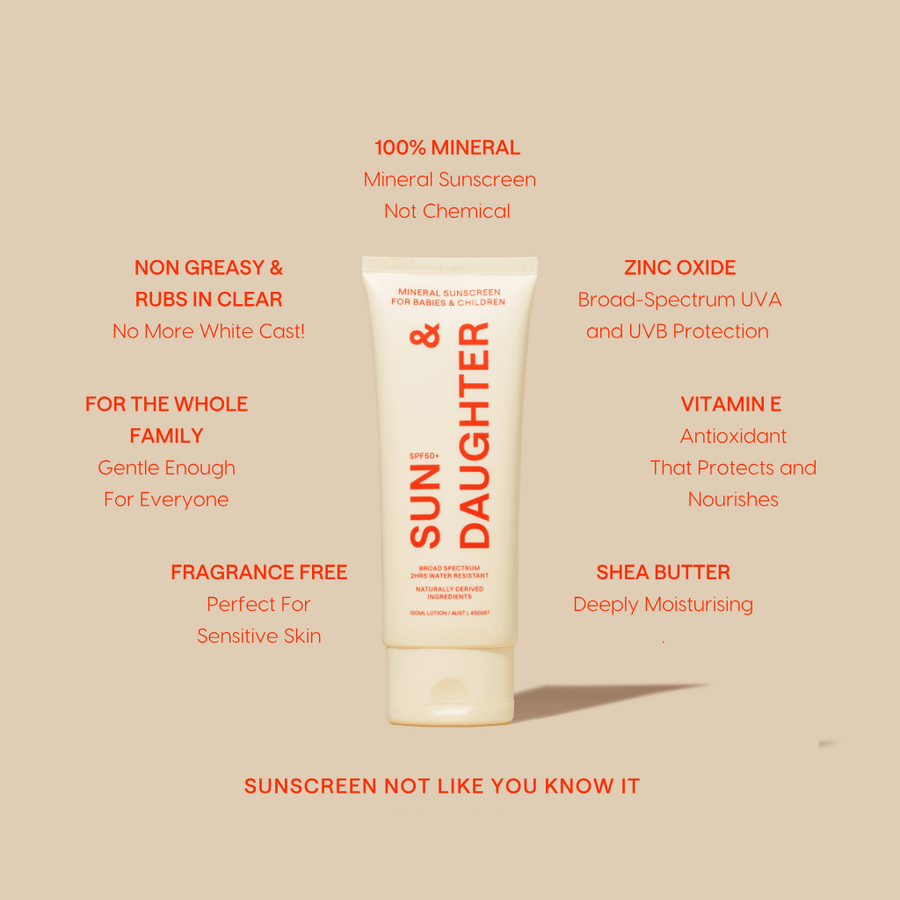 SPF50+ Mineral sunscreen for babies & children 100ml | We are feel good Inc