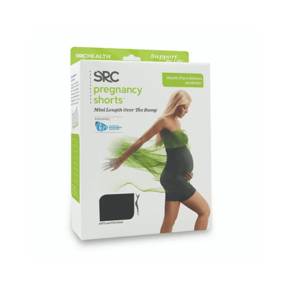 Pregnancy mini shorts over the bump - [product_vendor}