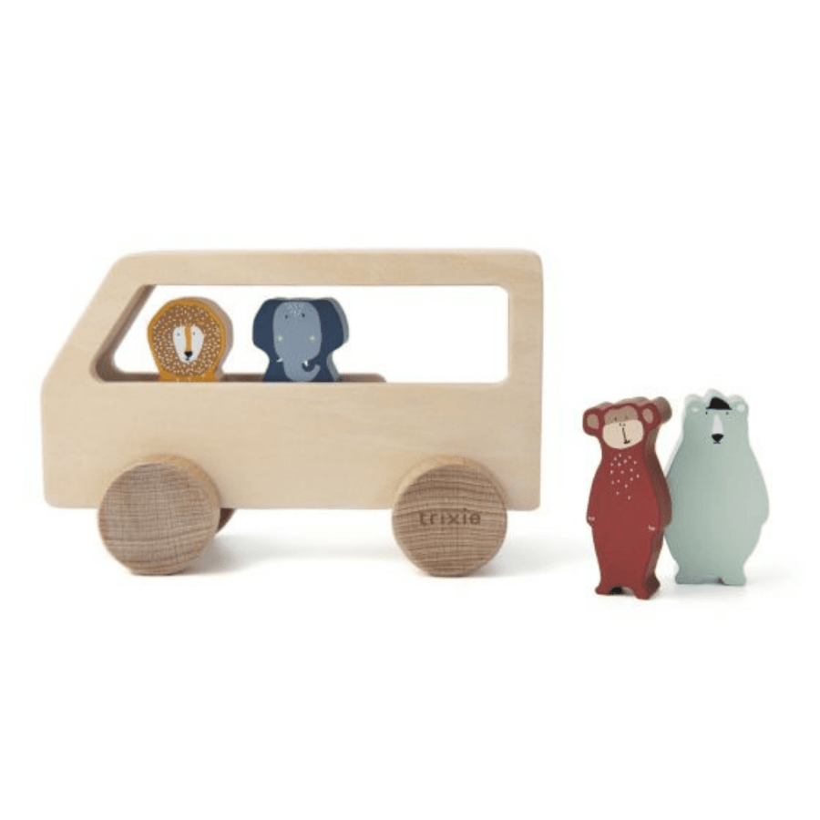Wooden animal bus - [product_vendor}