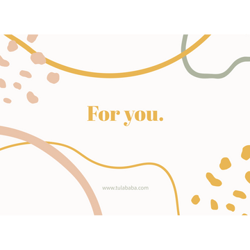 Complimentary greeting card - [product_vendor}
