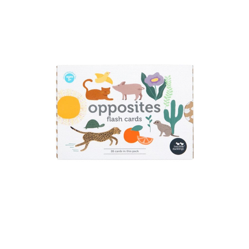 Opposites flash cards