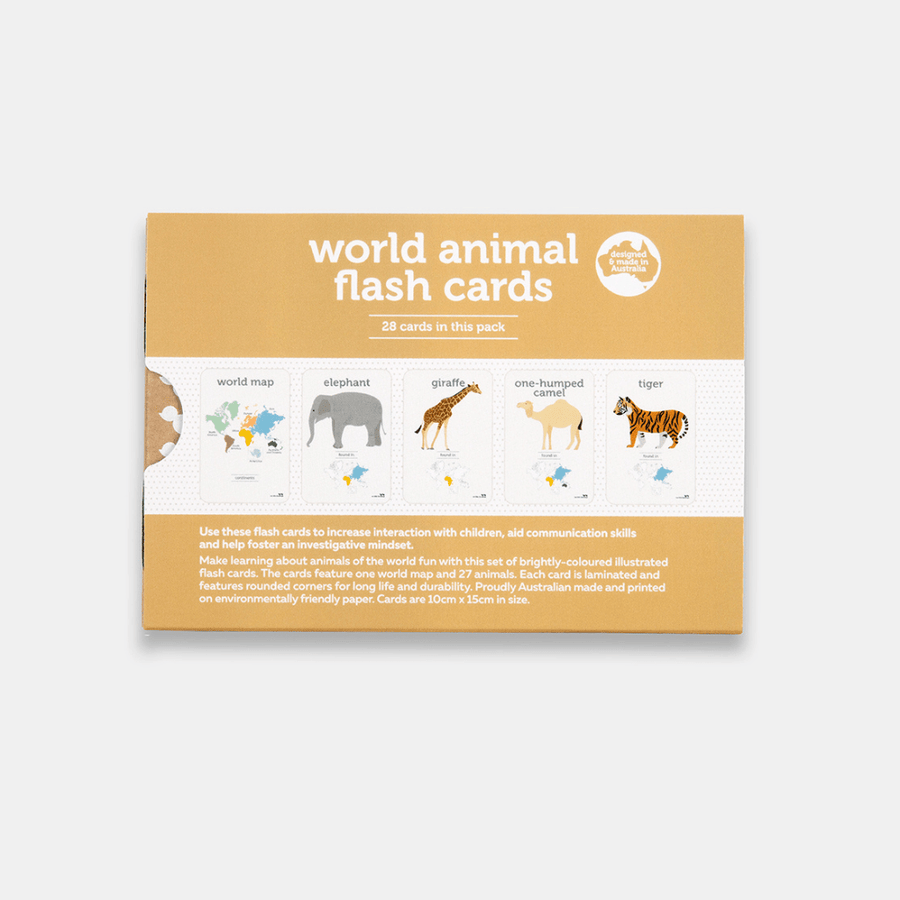 World animals flash cards - [product_vendor}