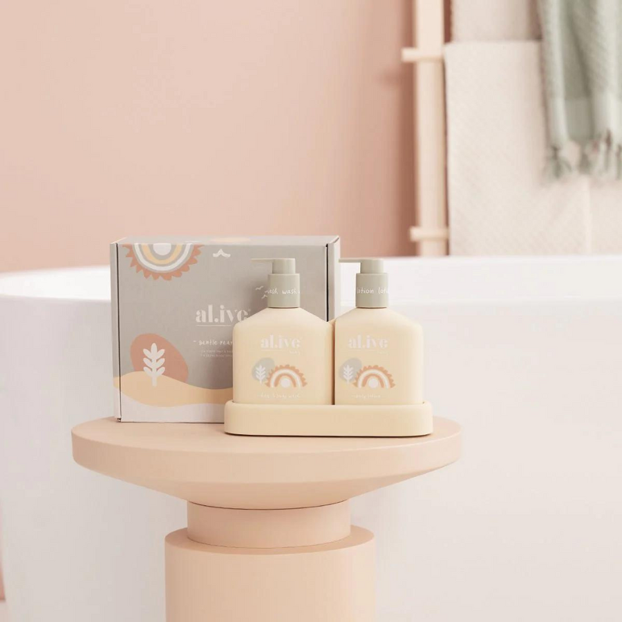 Baby duo (Hair/body wash & lotion) | gentle pear
