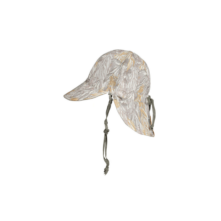 Linen flap hat - [product_vendor}