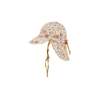 Linen flap hat - [product_vendor}