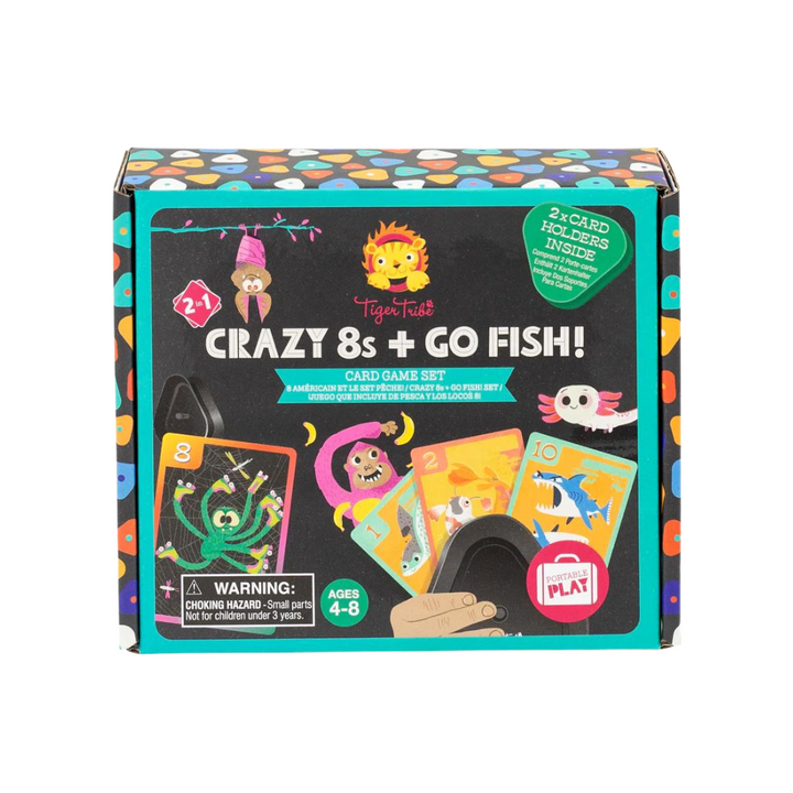 Crazy 8s + go fish card game set - [product_vendor}