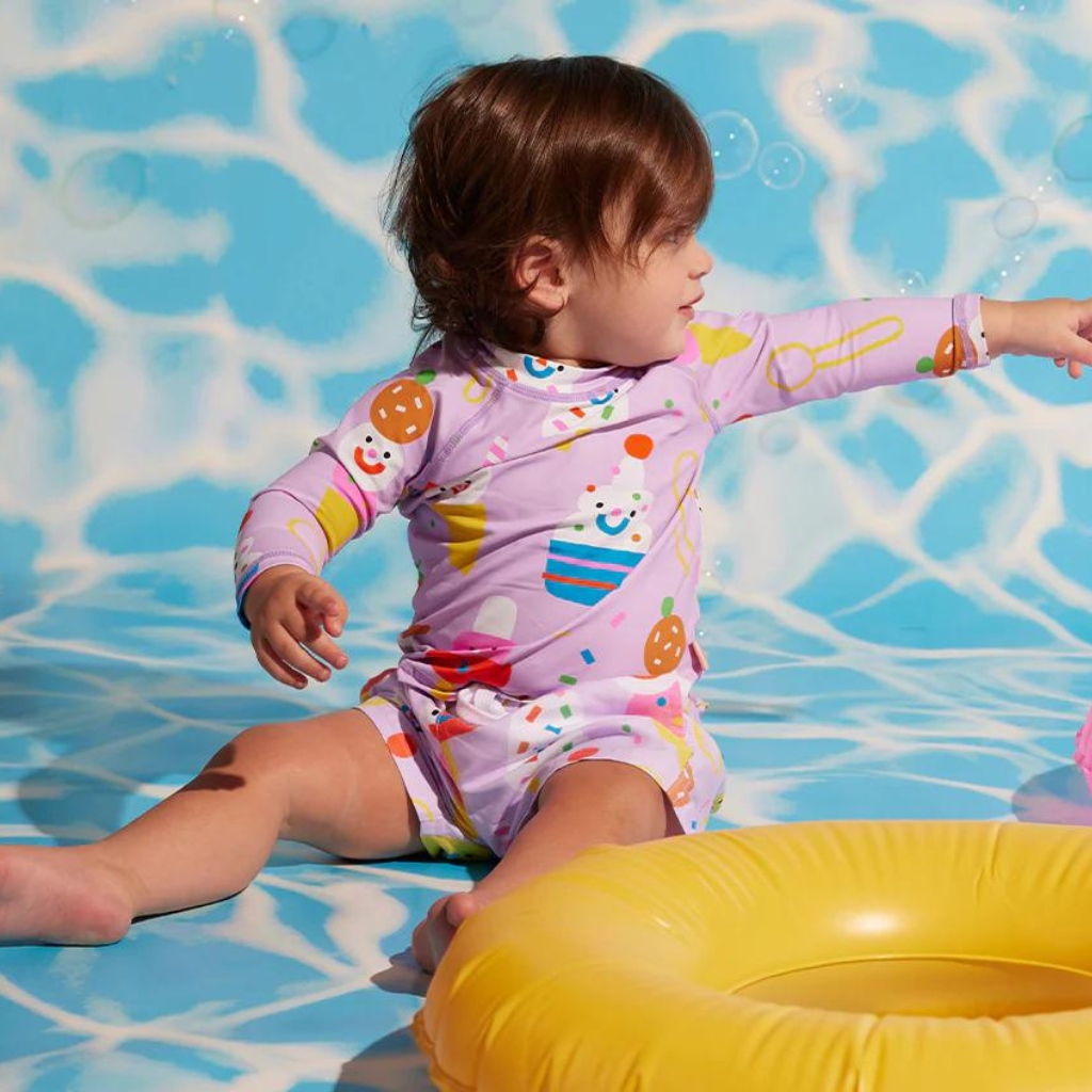 Long sleeve rash vest | Sundae fun day