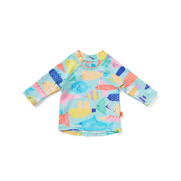 Long sleeve rash vest | Rainbow reef