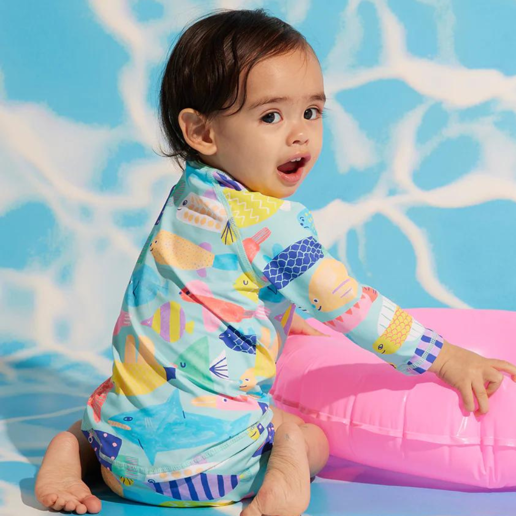 Long sleeve rash vest | Rainbow reef