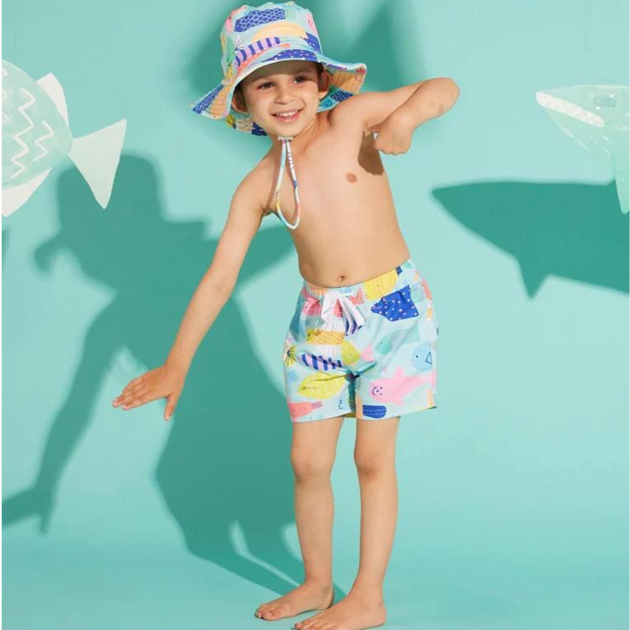 Kids boardshorts | Rainbow reef