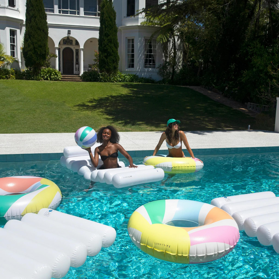 Pool side inflatable ball | Pastel gelato