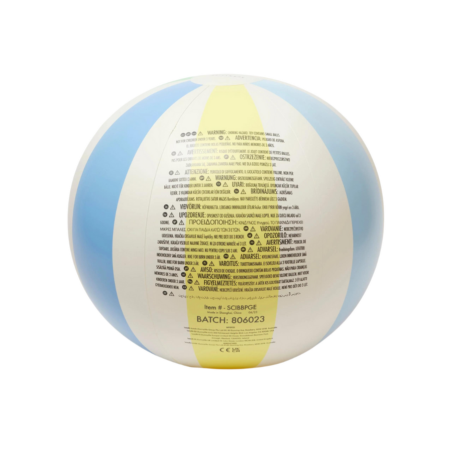 Pool side inflatable ball | Pastel gelato