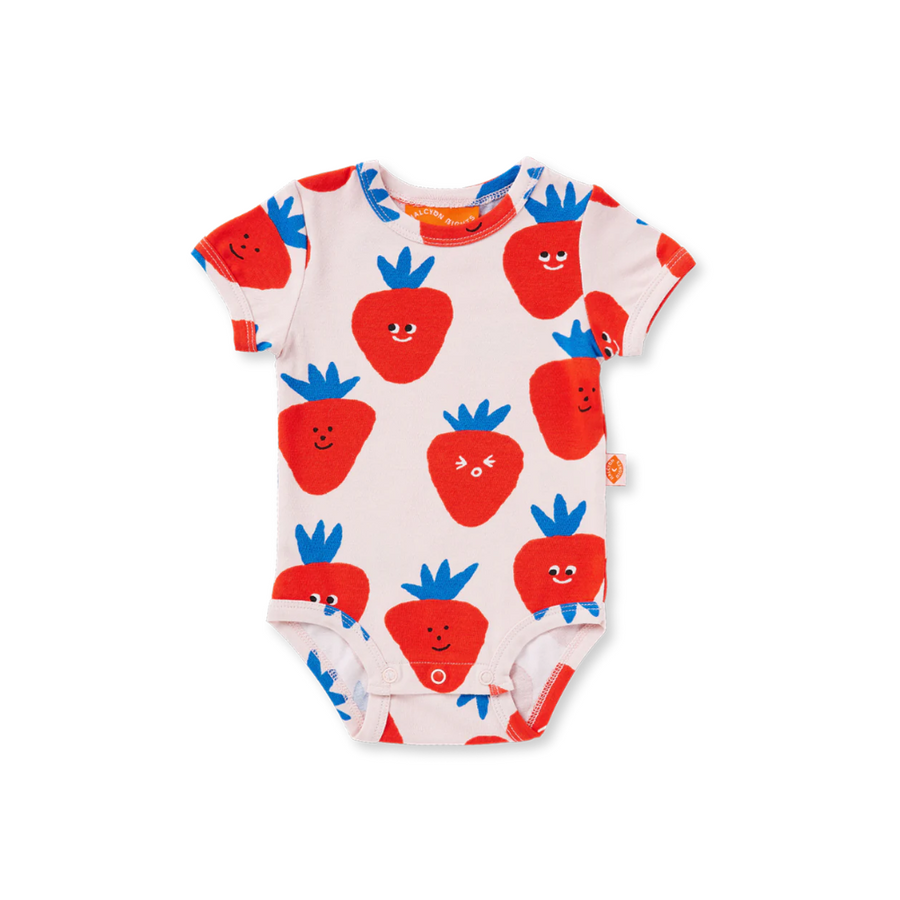 Short sleeve bodysuit | Berry